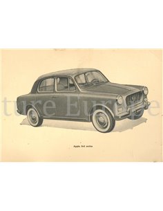 1960 LANCIA APPIA SALOON OWNERS MANUAL ENGLISH 2