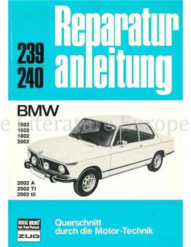 1966 - 1977 BMW 02-SERIE REPARATIEHANDLEIDING DUITS