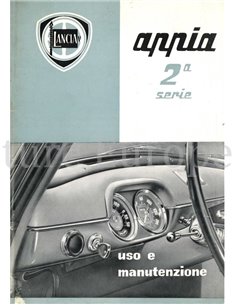 1958 LANCIA APPIA SALOON OWNERS MANUAL ITALIAN