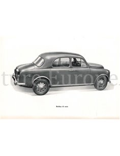 1958 LANCIA APPIA SEDAN INSTRUCTIEBOEKJE ITALIAANS 2