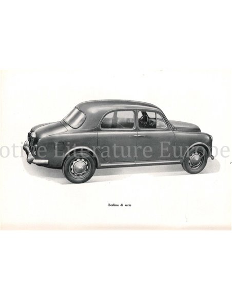 1958 LANCIA APPIA SEDAN INSTRUCTIEBOEKJE ITALIAANS