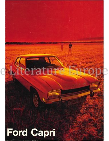 1973 FORD CAPRI BROCHURE NEDERLANDS