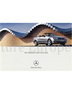 2003 MERCEDES BENZ CLK CABRIOLET BROCHURE DUITS