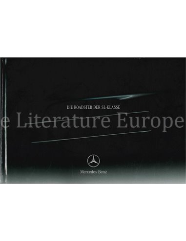 2003 MERCEDES BENZ SL KLASSE HARDCOVER PROSPEKT DEUTSCH
