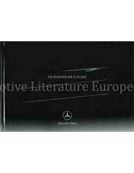 2003 MERCEDES BENZ SL KLASSE HARDCOVER BROCHURE DUITS