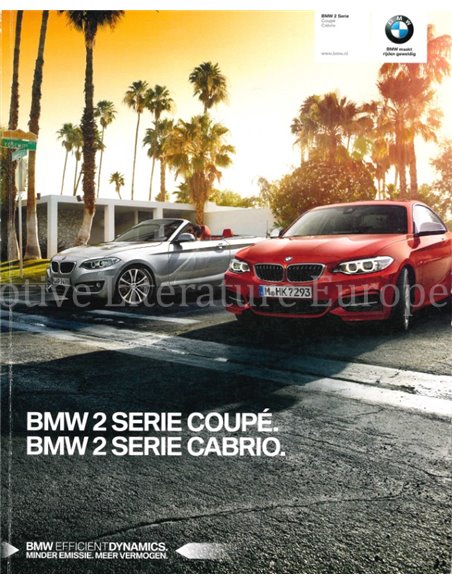 2015 BMW 2 SERIE BROCHURE NEDERLANDS