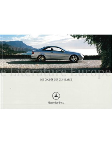 2003 MERCEDES BENZ CLK COUPÉ BROCHURE GERMAN
