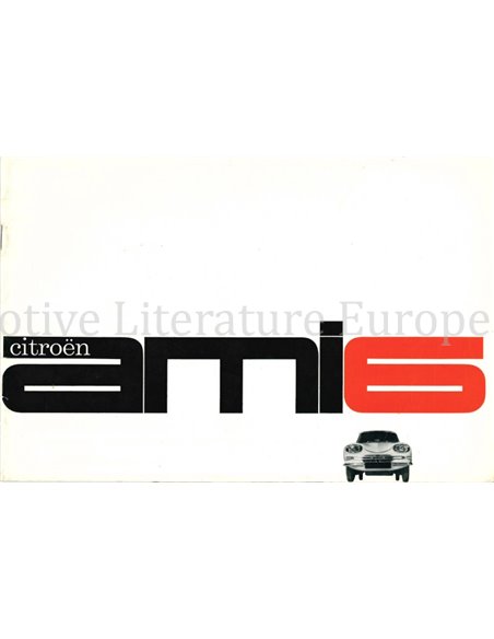 1961 CITROËN AMI 6 BROCHURE DUTCH