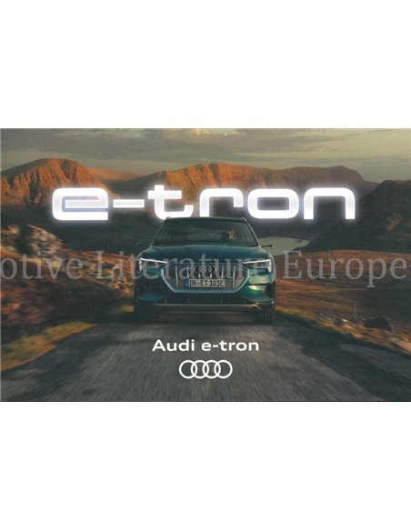2019 AUDI E-TRON PROSPEKT NIEDERLÄNDISCH