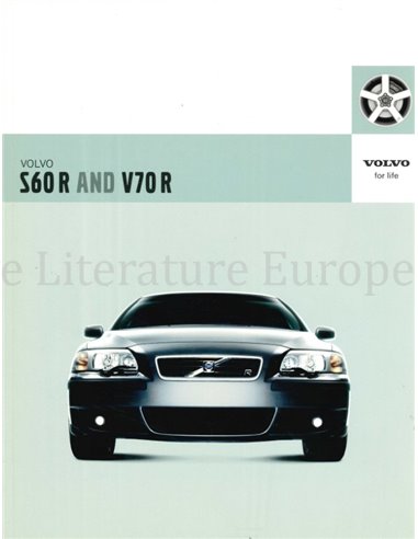 2004 VOLVO S60 R | V70 R PROSPEKT ENGLISCH