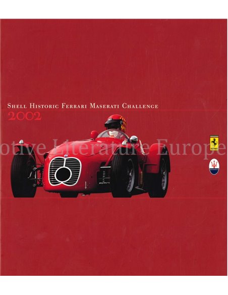 2002 FERRARI | MASERATI SHELL HISTORIC CHALLENGE BROCHURE ITALIAANS | ENGELS
