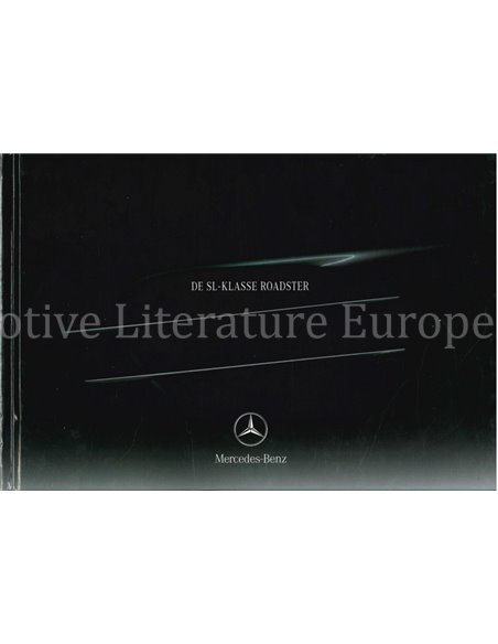 2004 MERCEDES BENZ SL KLASSE HARDCOVER PROSPEKT NIEDERLÄNDISCH