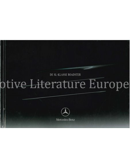2005 MERCEDES BENZ SL KLASSE HARDCOVER BROCHURE NEDERLANDS