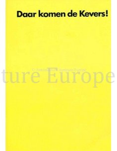 1970 VOLKSWAGEN KEVER BROCHURE NEDERLANDS