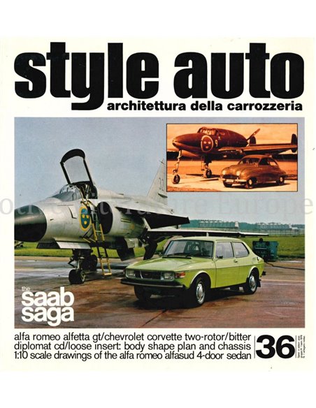 1976 STYLE AUTO 36, ARCHITETTURA DELLA CARROZZERIA (SOFTCOVER)