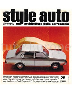 1970 STYLE AUTO 25, ARCHITETTURA DELLA CARROZZERIA (SOFTCOVER)