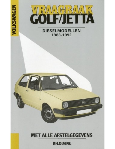 1983 - 1992 VOLKSWAGEN GOLF & JETTA DIESEL VRAAGBAAK NEDERLANDS