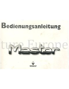 1999 RENAULT MASTER BETRIEBSANLEITUNG NIEDERLANDISCH