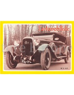 1966 L'AUTOMOBILISTE MAGAZIN 01 FRANZÖSISCH