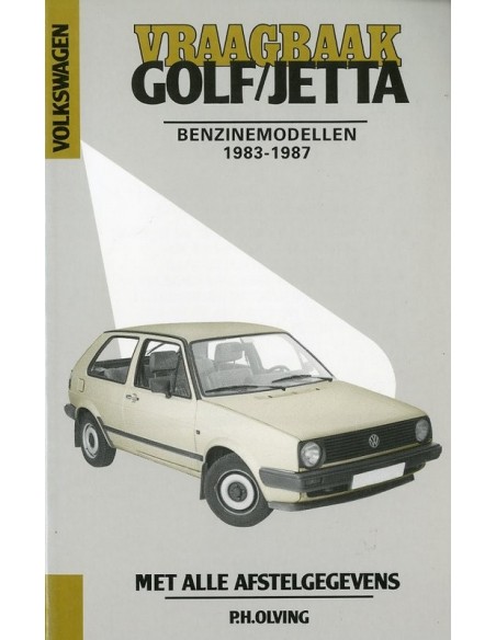 1983 - 1987 VOLKSWAGEN GOLF & JETTA BENZINE VRAAGBAAK NEDERLANDS