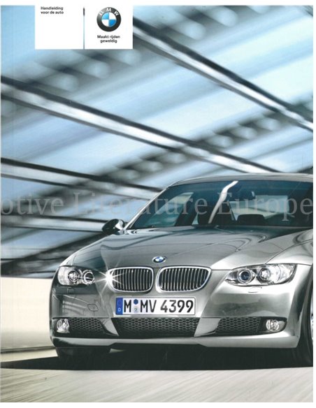 2007 BMW 3ER COUPE | CABRIOLET BETRIEBSANLEITUNG NIEDERLÄNDISCH
