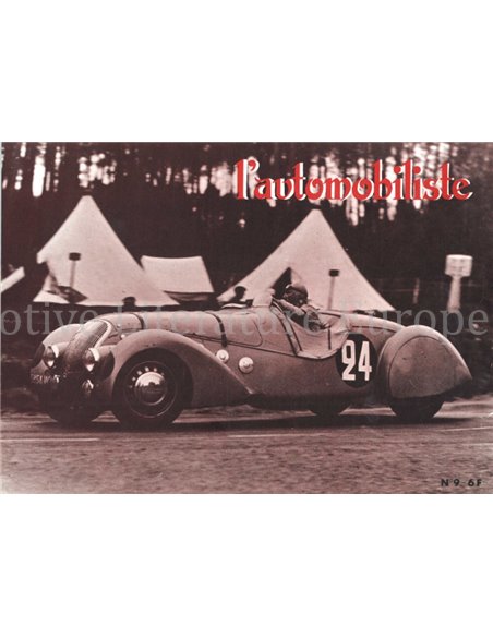 1966 L'AUTOMOBILISTE MAGAZIN 01 FRANZÖSISCH