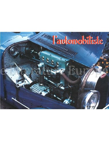 1968 L'AUTOMOBILISTE MAGAZINE 01 FRANS