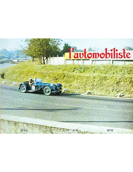 1968 L'AUTOMOBILISTE MAGAZINE 12 FRENCH