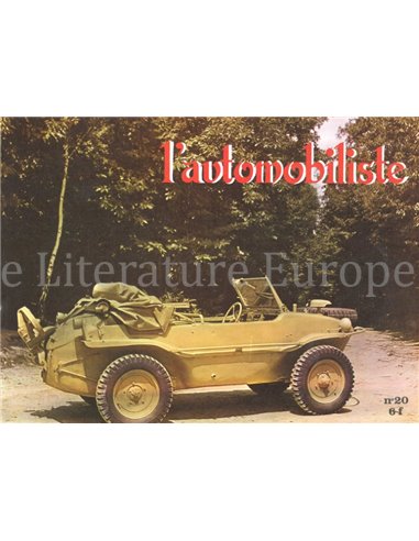1970 L'AUTOMOBILISTE MAGAZINE 20 FRENCH
