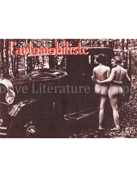 1970 L'AUTOMOBILISTE MAGAZINE 21 FRANZÖSISCH