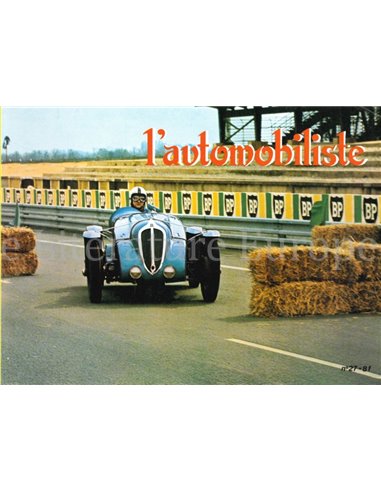1972 L'AUTOMOBILISTE MAGAZINE 27 FRANZÖSISCH