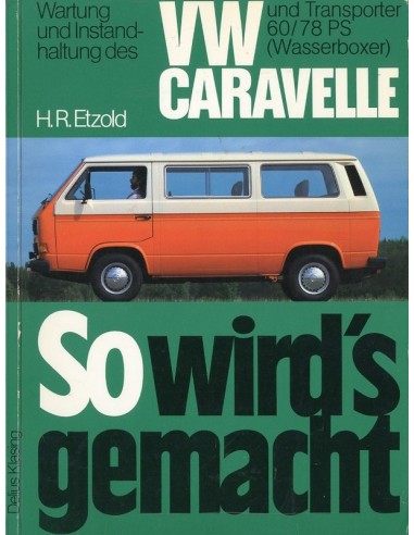 1982 - 1983 VOLKSWAGEN TRANSPORTER & CARAVELLE BENZINE VRAAGBAAK DUITS