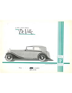 1932 ISOTTA FRACHINI 8B PROGRAMM PROSPEKT ENGLISCH 2
