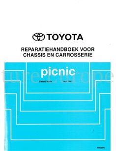 1996 TOYOTA PICNIC FAHRWERK & KAROSSERIE WERKSTATTHANDBUCH NIEDERLÄNDISCH