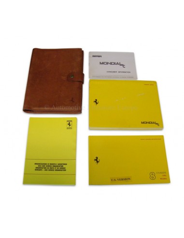 1993 FERRARI MONDIAL T CABRIOLET COMPLETE BOORDMAP USA 