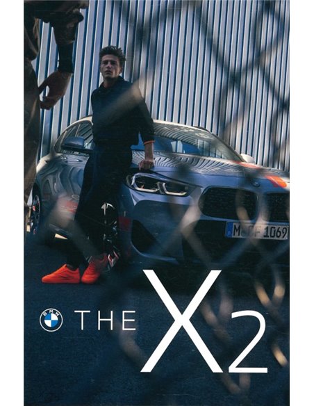 2020 BMW X2 COLOR CHART BROCHURE ENGLISH
