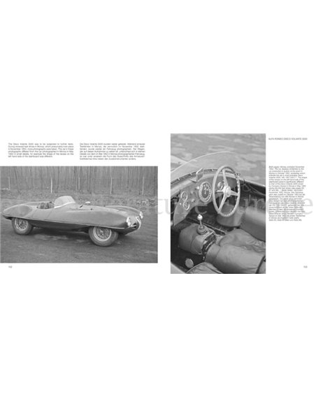 ALFA ROMEO PROTOTIPI 1948 - 1962 (2 BUCHER)