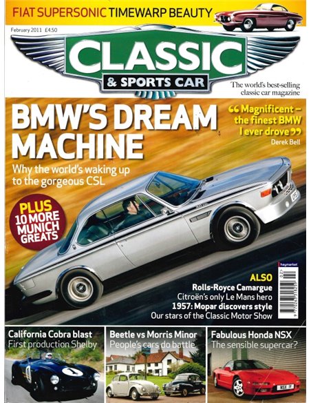 2011 CLASSIC AND SPORTSCAR MAGAZIN FEBRUAR ENGLISCH