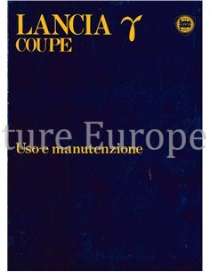 1980 LANCIA GAMMA COUPE INSTRUCTIEBOEKJE ITALIAANS