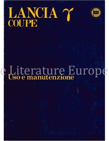 1980 LANCIA GAMMA COUPE OWNERS MANUAL ITALIAN