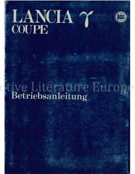 1980 LANCIA GAMMA COUPE OWNERS MANUAL GERMAN