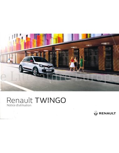 2018 RENAULT TWINGO INSTRUCTIEBOEKJE FRANS