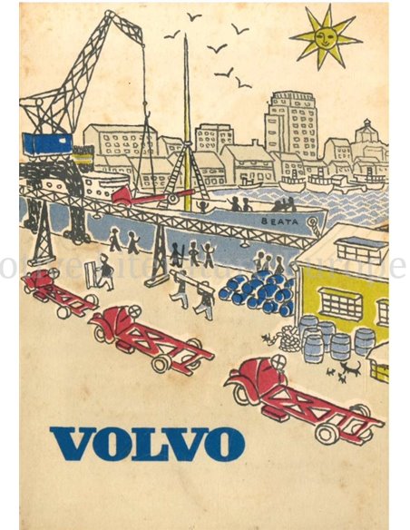 1954 VOLVO FABRIEK BROCHURE ENGELS