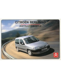 2001 CITROEN BERLINGO INSTRUCTIEBOEKJE NEDERLANDS