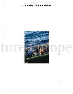 1993 BMW 3 SERIES CONVERTIBLE BROCHURE GERMAN