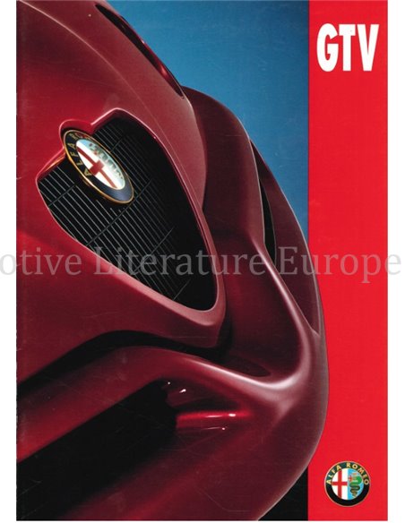 1995 ALFA ROMEO GTV BROCHURE DUTCH