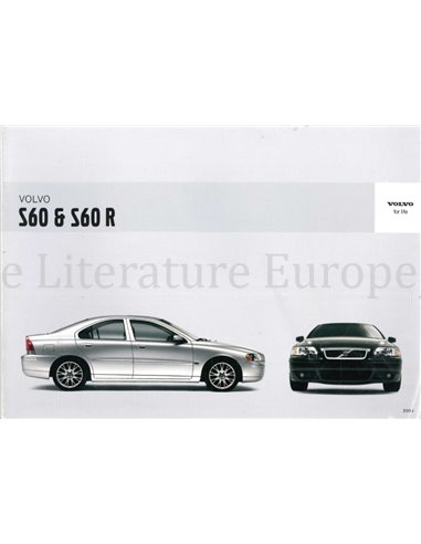 2005 VOLVO S60 R OWNERS MANUAL DUTCH