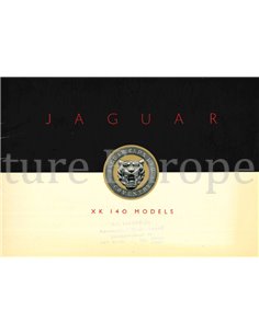 1955 JAGUAR XK 140 BROCHURE ENGELS