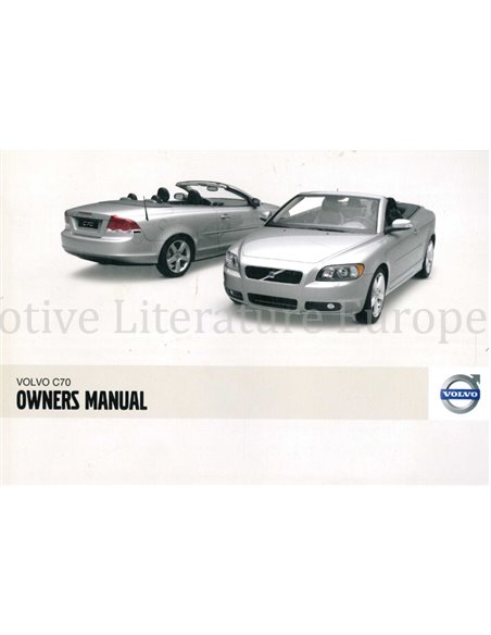 2010 VOLVO C70 OWNERS MANUAL ENGLISH