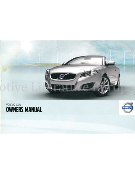 2011 VOLVO C70 INSTRUCTIEBOEKJE ENGELS